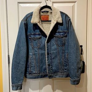 Levi’s Faux Fur Lined Denim Jacket